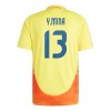 Officiële Voetbalshirt Colombia Yerry Mina 13 Thuis 2024 - Heren